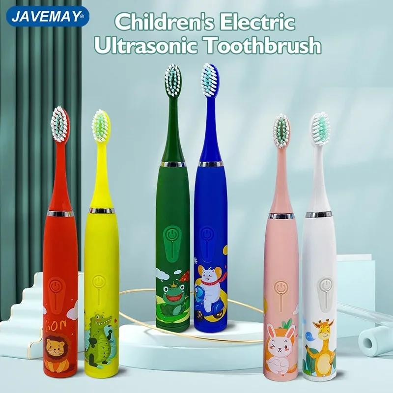 For Children Sonic Electric Toothbrush Cartoon Pattern for KidsReplace The Tooth Brush Head Ultrasonic Toothbrush J2
